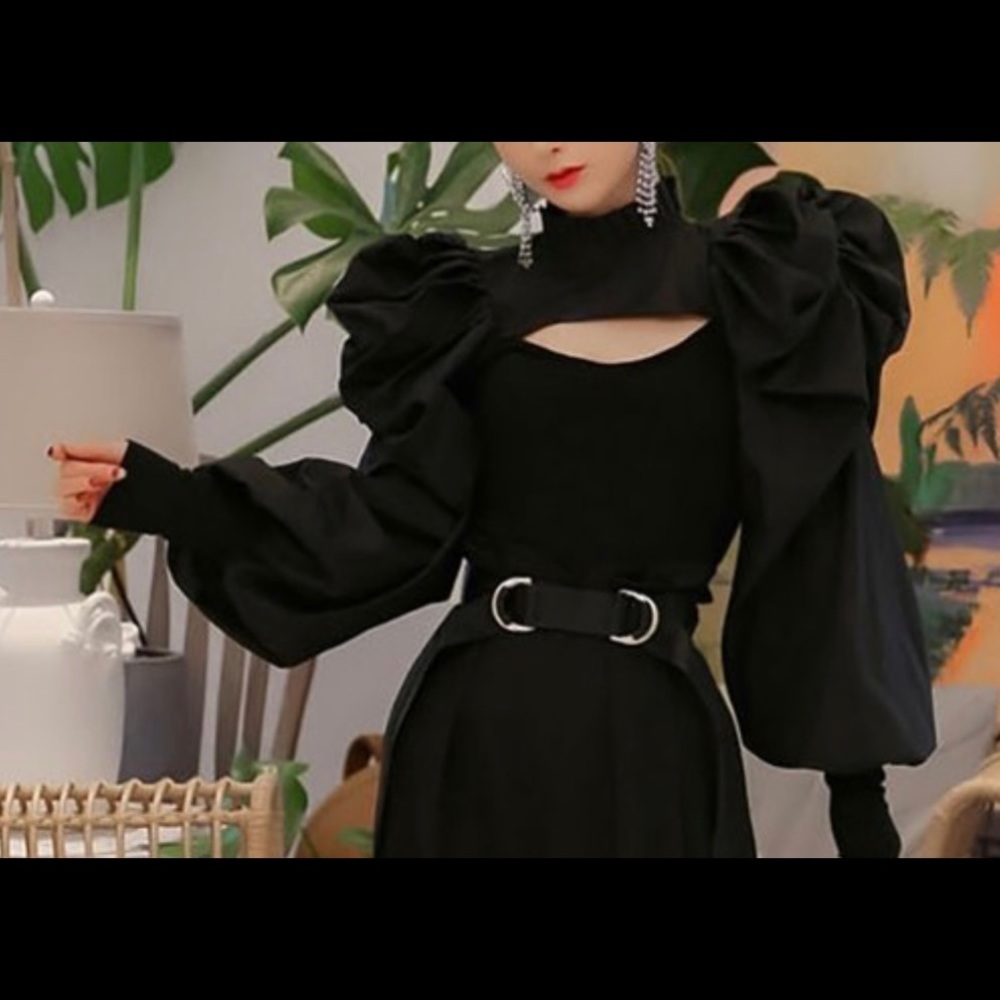 Puff Sleeve Girl Blouse